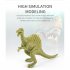 8pcs set Dinosaur Wildlife Model Dinosaur Baby Puzzle Plastic Toys Mini Jungle Animal Toy Set As shown