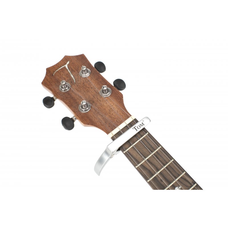 TAC-U1 Guitar Ukulele Capo Silver Zinc Alloy Music Instrument Accessories Silver