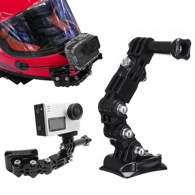 Camera Holder Set for GoPro Motorcycle Helmet Chin Mount Adjustable Chin Bracket Multi Angle Holder 