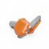 8x35mm Double Arc shaped Ball End Milling Cutter Line Engraving Machine Replacement Parts Woodworking Tool