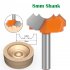 8x35mm Double Arc shaped Ball End Milling Cutter Line Engraving Machine Replacement Parts Woodworking Tool