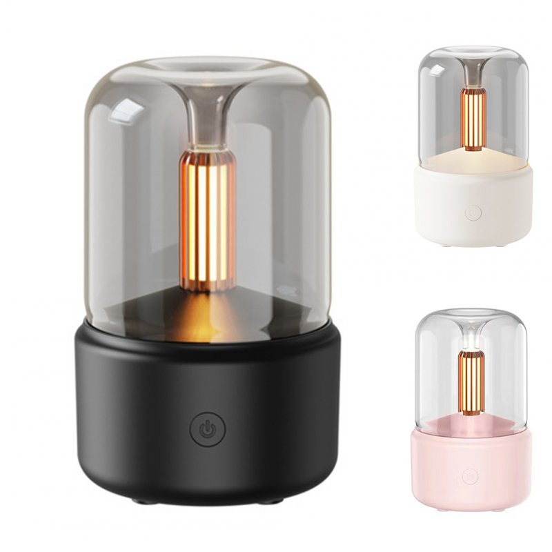Portable Mini Aroma Diffuser Built-in Intelligent Chip Auto Power-off Protection USB Mini Humidifier Essential Oil Night Light For Home Office Bedroom 