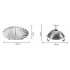 9  11  Stainless Steel Steamer Basket  Folding Vegetable Steamer Rack  Folding Expandable Steamer Insert  Expandable Steamer Insert Fit Various Sizes Pot 11 inc