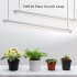 9 18w T8 LED Plant Growth Lamp Energy Saving Aluminum Alloy LED Full Spectrum Plant Light For Indoor Plants Veg Flower  US Plug  Single row 9W