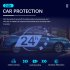 9 66 Inch Mirror Dash Cam Front Rear 1080P Camera IPS Touch Screen 150   Wide View Split Screen Driving Recorder Black