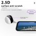 9 66 Inch Mirror Dash Cam Front Rear 1080P Camera IPS Touch Screen 150   Wide View Split Screen Driving Recorder Black
