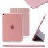9 7 Inch Stylish Simple Smart Stand Magnetic Back Case Cover with Kickstand for Apple iPad Pink