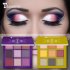 9 Colors Pro Eyeshadow Palette Matte Shimmer Waterproof Long lasting Eye Shadows 1 light pink