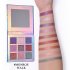 9 Colors Shimmer Matte Duochrome Gemstone Eyeshadow Palette Smooth Sparkle Eye Makeup