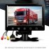 9 Inch High Definition Car Monitor Rearview Camera Parking Assistance Monitors Vga Display 9 35V Black