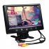 9 Inch High Definition Car Monitor Rearview Camera Parking Assistance Monitors Vga Display 9 35V Black