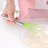 9 Inches Manual Silicone Egg Beaters with Stainless Steel Handle for Kitchen Cooking random