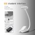 9 Leds Clip On Book Light 3 Color Temperatures Stepless Dimming USB Rechargeable Touch Sensor Reading Lamp For Book Lovers White