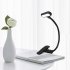 9 Leds Clip On Book Light 3 Color Temperatures Stepless Dimming USB Rechargeable Touch Sensor Reading Lamp For Book Lovers White