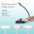9 Leds Clip On Book Light 3 Color Temperatures Stepless Dimming USB Rechargeable Touch Sensor Reading Lamp For Book Lovers White