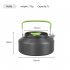 9 Pcs Outdoor Camping Cookware DS310 Picnic Cooking Set With Cooking Pot Frying Pan Kettle Plastic Bowl Spoon Rice Shovel Loofah Pouch Green  plus accessories 