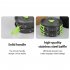9 Pcs Outdoor Camping Cookware DS310 Picnic Cooking Set With Cooking Pot Frying Pan Kettle Plastic Bowl Spoon Rice Shovel Loofah Pouch Green  plus accessories 