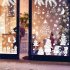 9 Sheets Christmas Electrostatic Window Stickers Glass Snowflake Elk Christmas Tree Dwarf Decals Decorations Red 103pcs