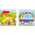 9 Slices Kids Wooden Vehicle Pattern Puzzles Jigsaw Baby Educational Learning Toy ambulance