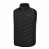 9 Zones Heating Vest for Men 3 level Adjustable Temperature Usb Electric Heating Vest Blue