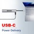 9 in 1 Adaptor USB Type C Power Delivery 4K UHD Converter Widely Compatible Desktop Organization Silver