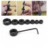 9 pcs 3 16mm Drill Bit Shaft Limited Ring with Wrench Woodworking Positioning Depth Stop Collars Screw Clamp Adjustment