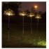 90 120 Leds High Brightness Ground Plug Solar  Lights Outdoor Lawn Fairy Lighting Lamp For Gardens Courtyards Weddings Decoration 120 Lights Warm White