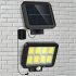9000lm Outdoor Led Solar Light With 3 Lighting Modes Energy Saving Motion Sensor Light 160COB with 3 Lighting Modes