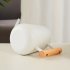 900ml Indoor Watering Can With Long Spout Comfortable Wooden Handle Stainless Steel Watering Can For Indoor Plants White