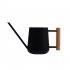 900ml Indoor Watering Can With Long Spout Comfortable Wooden Handle Stainless Steel Watering Can For Indoor Plants White