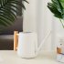 900ml Indoor Watering Can With Long Spout Comfortable Wooden Handle Stainless Steel Watering Can For Indoor Plants White