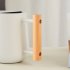 900ml Indoor Watering Can With Long Spout Comfortable Wooden Handle Stainless Steel Watering Can For Indoor Plants White