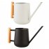 900ml Indoor Watering Can With Long Spout Comfortable Wooden Handle Stainless Steel Watering Can For Indoor Plants White