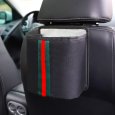 Green strip Storage Pouch Seat Back Pocket 