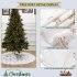 90cm Christmas Tree Skirt Snowflake Sequin Pattern Thicked Plush Xmas Ornaments For Indoor Outdoor Merry Christmas Holiday Party Decor gold sequins