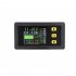 90v 20a Voltage Current Meter Color Screen Digital Display Bidirectional Meter with Relay