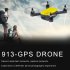 913 GPS 5G WiFi FPV with 1080P HD Camera Altitude Hold Mode Brushless RC Drone Quadcopter RTF  White