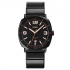 9280 Men Quartz Watch High-end Waterproof Accurate Timing Business Watch Wrist Watch Black shell black