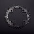 96BCD Positive and Negative Gear Plate Bike Single speed Disc Oval Modified Tooth Plate black 96bcd disc 32T