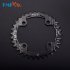 96BCD Positive and Negative Gear Plate Bike Single speed Disc Oval Modified Tooth Plate black 96bcd oval 34T