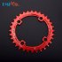 96BCD Positive and Negative Gear Plate Bike Single speed Disc Oval Modified Tooth Plate black 96bcd disc 32T