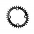 96BCD Positive and Negative Gear Plate Bike Single speed Disc Oval Modified Tooth Plate black 96bcd oval 36T