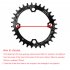 96BCD Positive and Negative Gear Plate Bike Single speed Disc Oval Modified Tooth Plate black 96bcd oval 32T