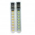 Mini 5V USB 8 LED Night Light - White