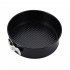 9Inch Round Baking Tray for Cake Durable Heavy Carbon Steel Material with Activity Lock black