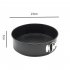 9Inch Round Baking Tray for Cake Durable Heavy Carbon Steel Material with Activity Lock black