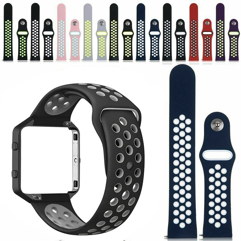For Fitbit Blaze Watch Replaces Silicone Rubber Band Sport Watch Band Strap 
