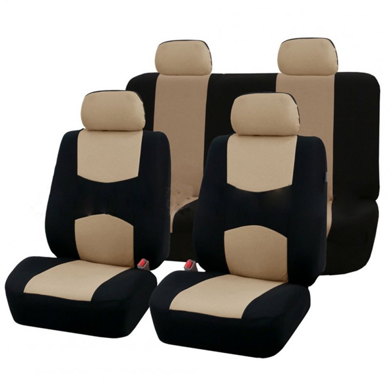 Wholesale 9Pcs Car Seat CoversBeige From China