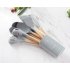 9Pcs Set Kitchen Utensil Set Silicone Cooking Nonstick Cookware Spatula Spoon Set with plastic tube