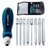 9Pcs Set Precision Screwdriver Set for 1 4in 6 35mm Phillips Slotted Bits with Weak Magnetic Multitool Home Appliances Repair Hand Tools blue